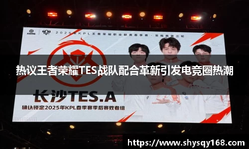 热议王者荣耀TES战队配合革新引发电竞圈热潮